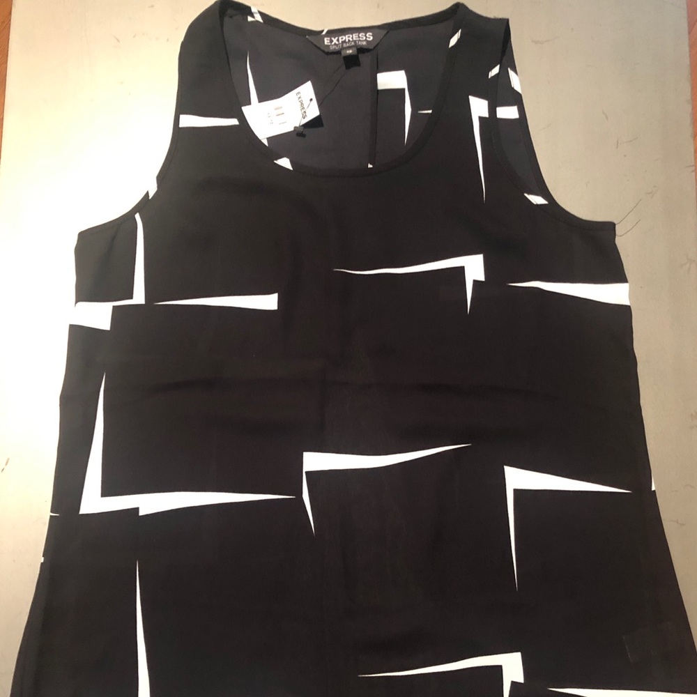 Express slit back tank Xs